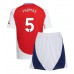 Maillot de foot Arsenal Thomas Partey #5 Domicile vêtements enfant 2024-25 Manches Courtes (+ pantalon court)